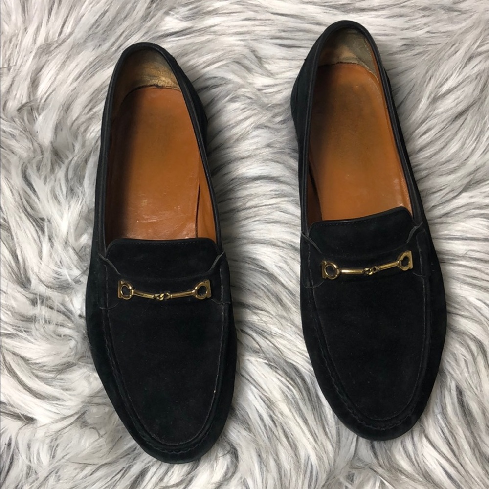 Salvatore Ferragamo Suede Loafers